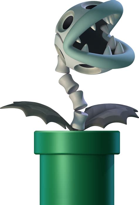 Bone Piranha Plant Super Mario Wiki The Mario Encyclopedia