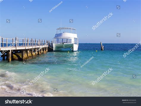 Luxury Boat Docks Shore Caribbean Sea Stock Photo 609336035 Shutterstock