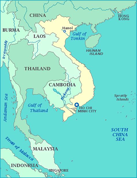 Bangkok, the gulf's chief port, is at the mouth of the chao phraya river. map of laos cambodia and vietnam | Sylvie Guillems