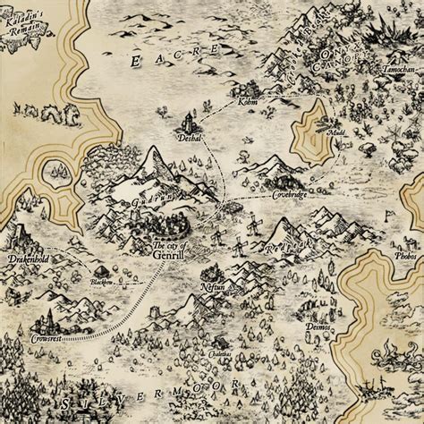 How To Draw A Fantasy Map In Photoshop Laurette Akins
