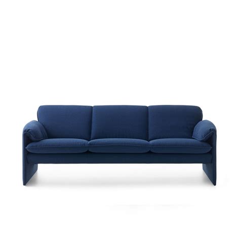 76 x 51 in width: Bora Bora Sofa - Blue Fabric - By glassdomain.co.uk