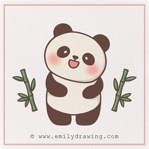 How To Draw A Panda Emily Drawing