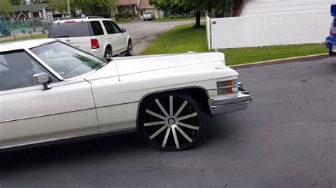 Cadillac Coupe Deville 1974 On 24 Inch Rims Auto Detailing Polished