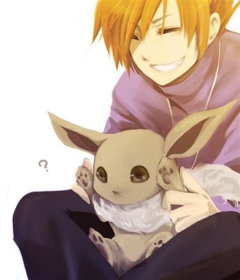 Green Playing With His Eevees Paws Its All In Good Fun~ Eevee