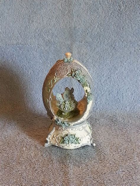 Music Box Faberge Style Egg Shaped Some Enchanted Evening