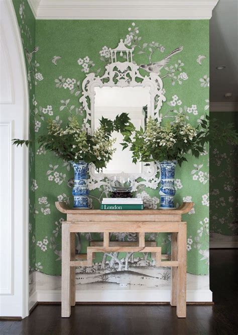 Green Perfection Chinoiserie Decorating Decor Chinoiserie Wallpaper