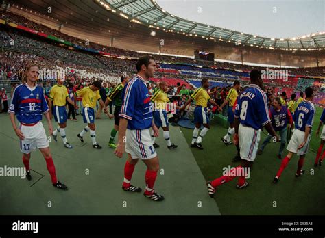 Soccer - World Cup France 98 Final - Brazil v France Stock Photo