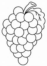 Grapes Coloring Grape Bunch Fruit Fruits Printable Printables Colouring Sheet Books Template Coloringonly Lonely Outline Corn Categories Worksheets Toddler Preschool sketch template