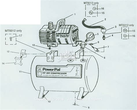 Campbell Hausfeld Mt Parts Diagram For Air Compressor Parts