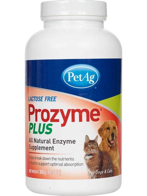 Glucosamine supplements are given to performance dogs and dogs with hip dysplasia and osteoarthritis to alleviate discomfort and slow down joint one sprinkle of powder over your pet's food daily should be enough to get them up and running again, though you should still try to prevent your. Prozyme Plus All-Natural Enzyme Food Supplement Lactose ...