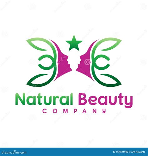 Natural Beauty Logo Design Stock Illustration Illustration Of Leaf