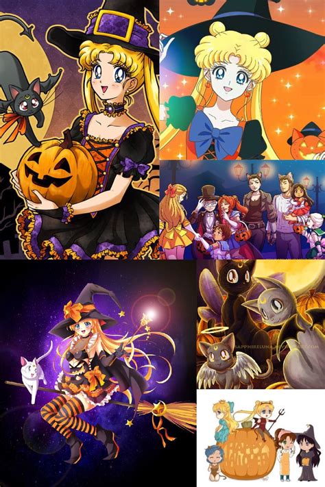 Halloween Moon Sailor Moon Halloween Moon Anime