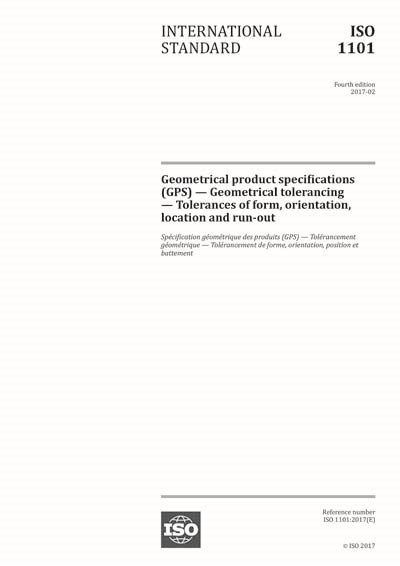 Iso 11012017 Geometrical Product Specifications Gps Geometrical