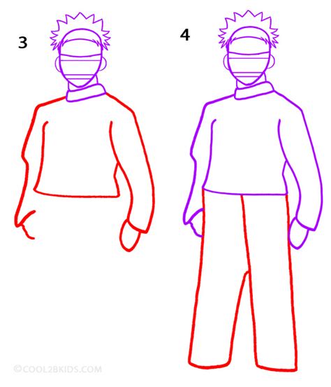 How To Draw Naruto Step By Step Pictures Cool2bkids