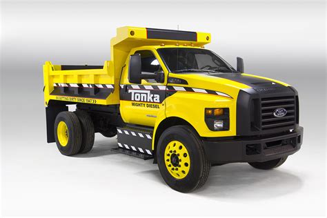 Mighty Ford F 750 Tonka Dump Truck Is Ready For Work Or Play Ford Media Center