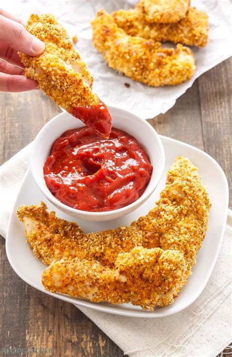 Almond Crusted Chicken Tenders With Chipotle Ketchup Recipe Runner Meals To Make With