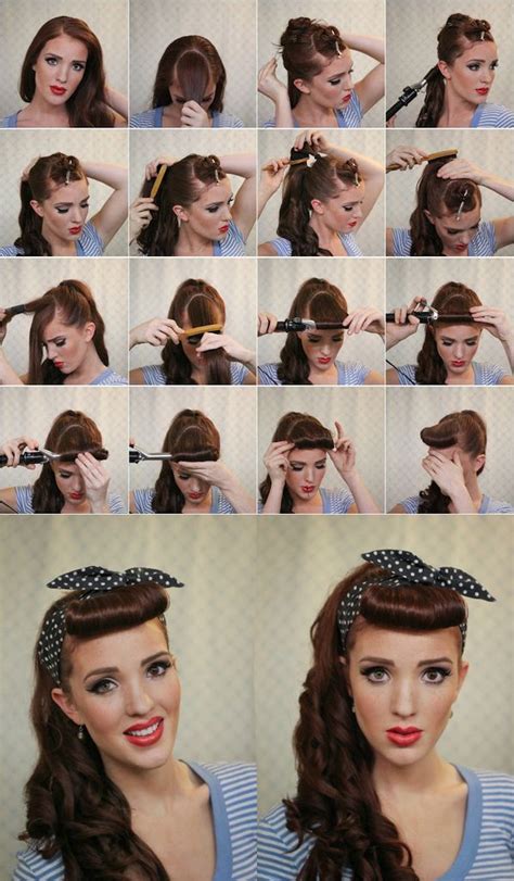 Glory How To Do S Pin Up Hairstyles For Long Hair