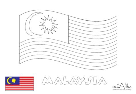 Senarai Bendera Negeri Di Malaysia Untuk Mewarna Yang Menarik Dan Boleh