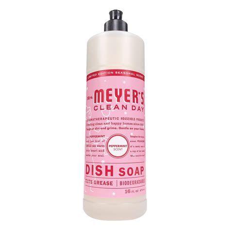 Mrs Meyers Clean Day Peppermint Scent Dish Soap Shop Dish Soap