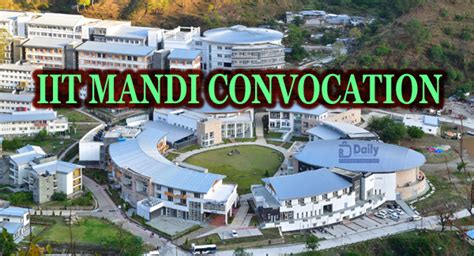 Iit Mandi 10th Convocation 2022 Check Graduation Details
