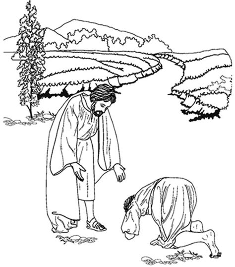 Coloring Pages For The Ten Lepers