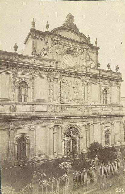 Mexico City Facade Of The National Library Church Of Saint Augustin