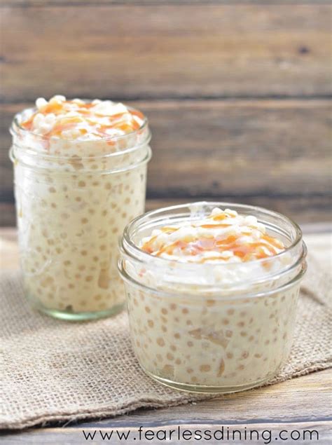 Easy Tapioca Pudding Recipe With Caramel Fearless Dining