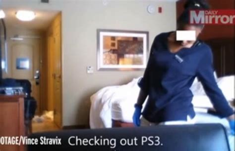 A Tourist Has Installed A Hidden Video Camera In The Room At The Hotel Where He Was Staying He