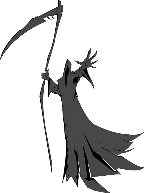 Grim Reaper Illustration Clipart Free Download Transparent Png