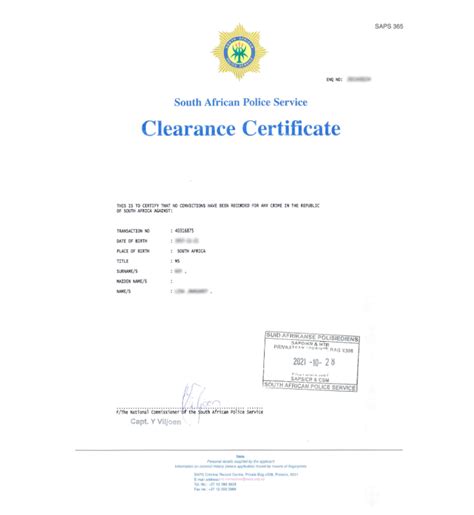 What Is A Police Clearance Certificate
