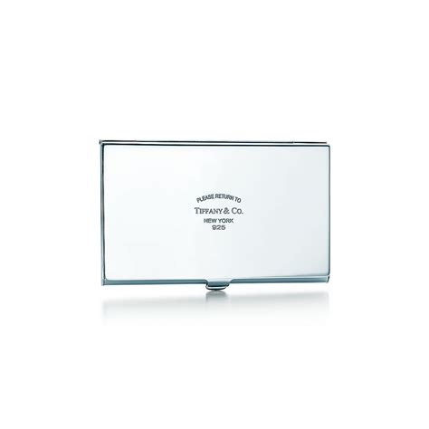 A favourite for any business are our acrylic business card holders. Return to Tiffany® business card case in sterling silver ...