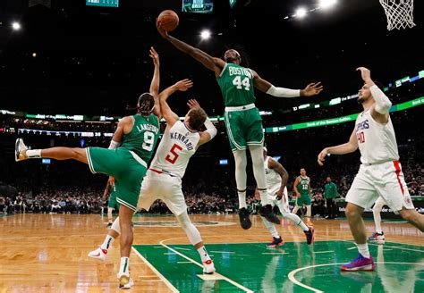 l a at boston celtics can t hit sea with pebble fall 91 82 at home