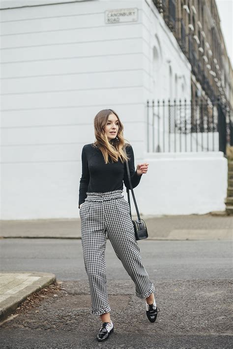 Topshop Gingham Trousers What Olivia Did What Olivia Did Flickr