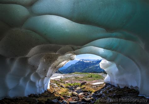 Ice Cave On Skyline Trail Mount Rainier National Park Wa