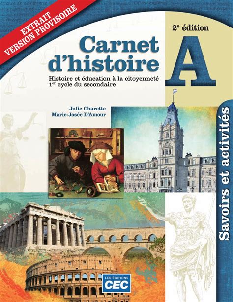 Carnet Dhistoire 2e Edcahier A By Les Éditions Cec Issuu