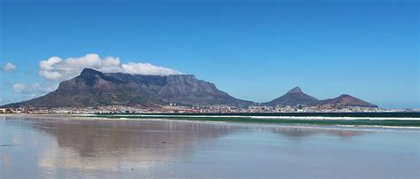 Hd Wallpaper Cape Town Table Mountain South Africa Sea Waterfront
