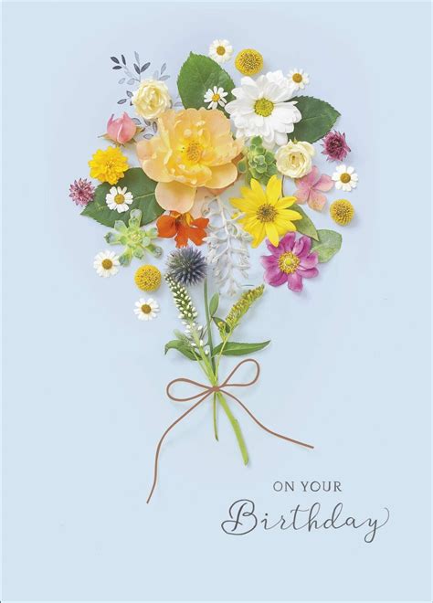 On Your Birthday Floral Birthday Greeting Card Into The Meadow Range
