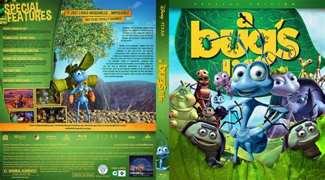Flik sets off to find bugs that are willing to fight the grasshoppers (nobody expects him to succeed anyway) and, due to a double misinterpretation, returns with a circus crew, giving everybody new hope. A Bug's Life Bluray Cover | Cover Addict - Free DVD ...