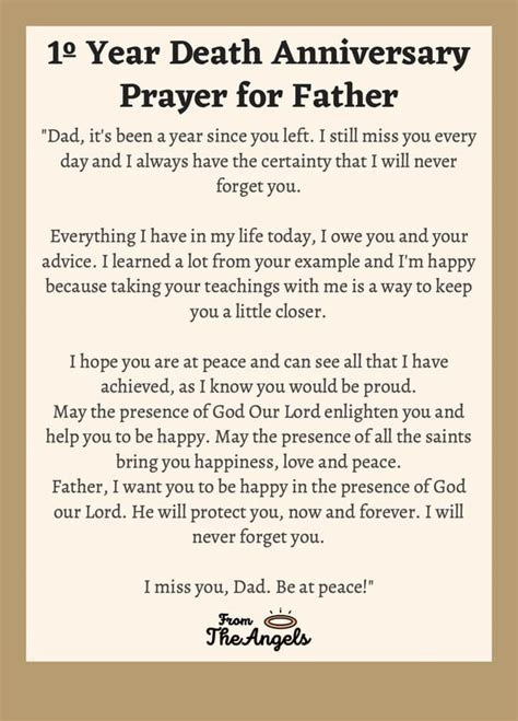 6 Death Anniversary Prayers For My Father Love And Peace