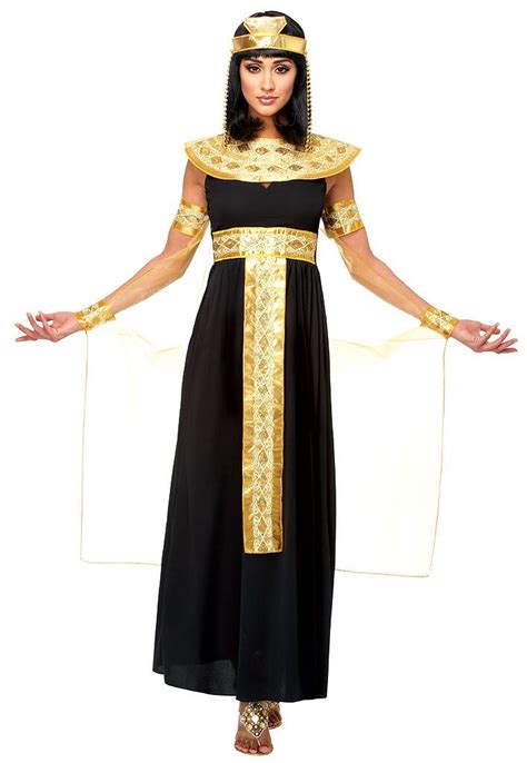 Black Adult Women Lady Cleopatra Egyptian Queen Of The Nile Costumes 48459