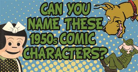 Can You Name These 1950s Comic Strip Characters