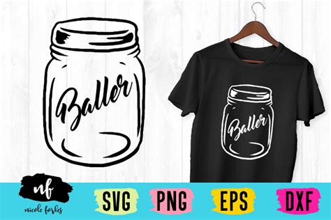 Baller Svg Canning Svg Mason Jar Ball Jar Etsy Australia