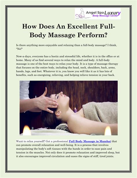 Full Body Massage Parlour In Juhu By Spaandmassage02 Issuu