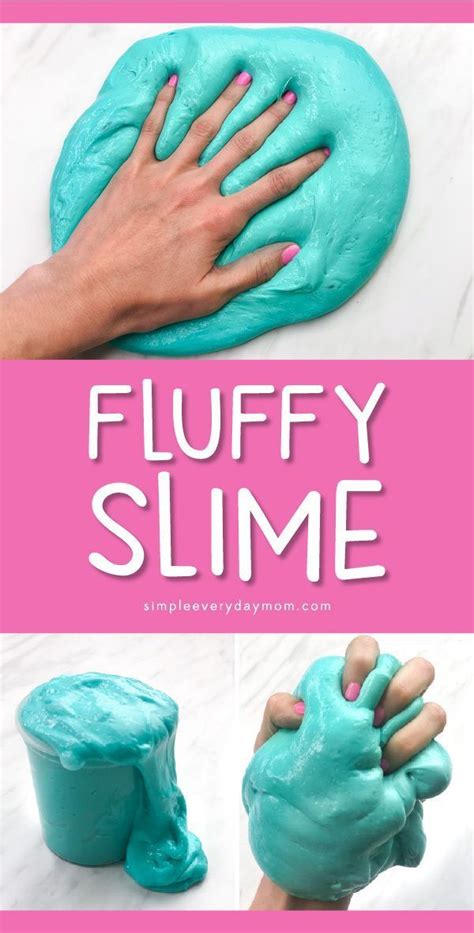 Easy Fluffy Slime Recipe Without Borax Fluffy Slime Recipe Slime For
