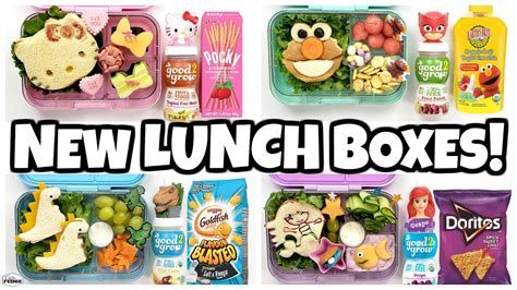 NEW LUNCH BOXES Fun Sandwiches NO COOKING REQUIRED YouTube