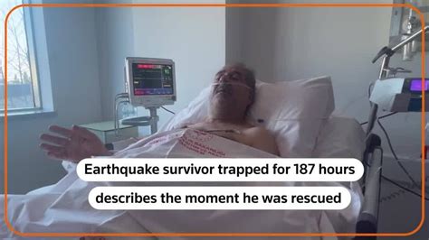 Turkey Quake Survivor Drank His Urine To Stay Alive Reuters Video