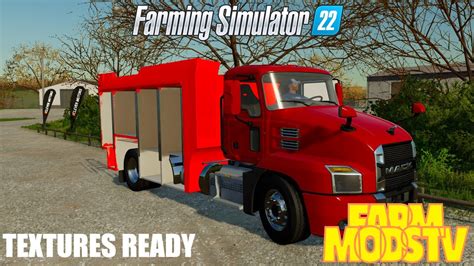 Fs22 Mods Anthem Fire Truck Preview Youtube