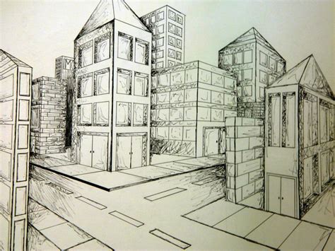 Two Point Perspective Perspective Drawing Perspective Art Linear