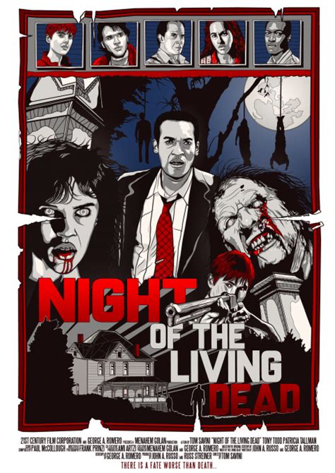 Night Of The Living Dead 1990 Neongoreuk Posterspy