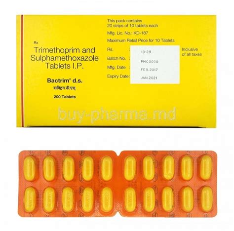 Bactrim Tablets Ds At Rs 30strip New Delhi Id 26559971762